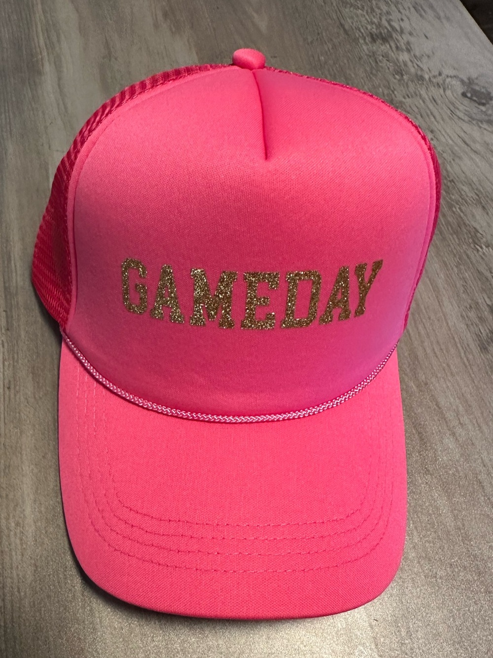 Pink and Gold‎ Gameday Hat NWT
